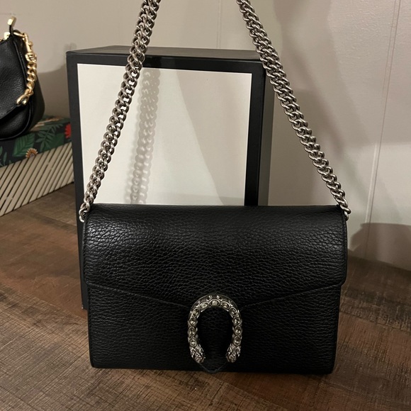 Gucci DIONYSUS MINI LEATHER CHAIN WALLET - Picture 3 of 9